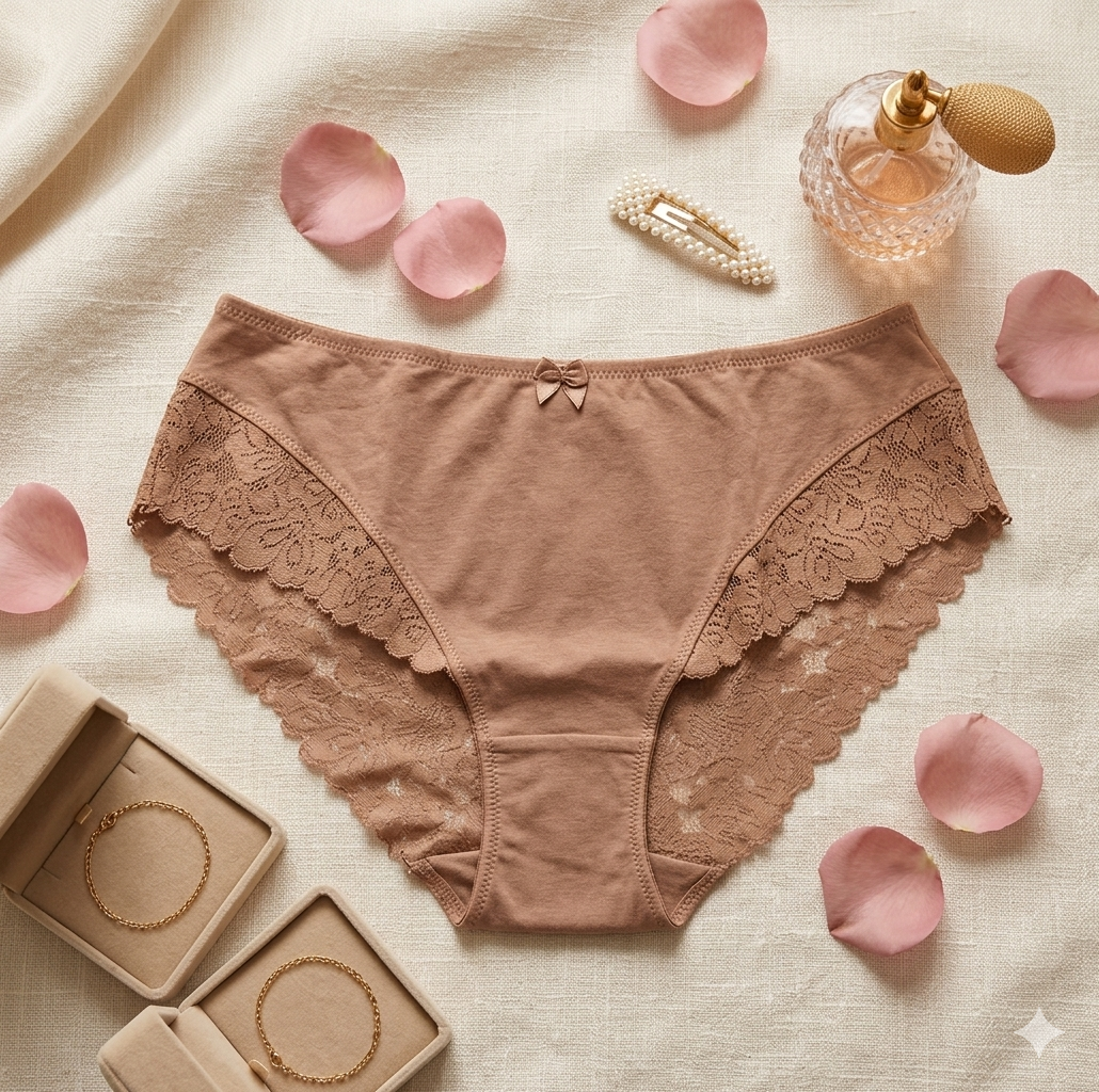Culotte Coton & Dentelle – Vision Féminine