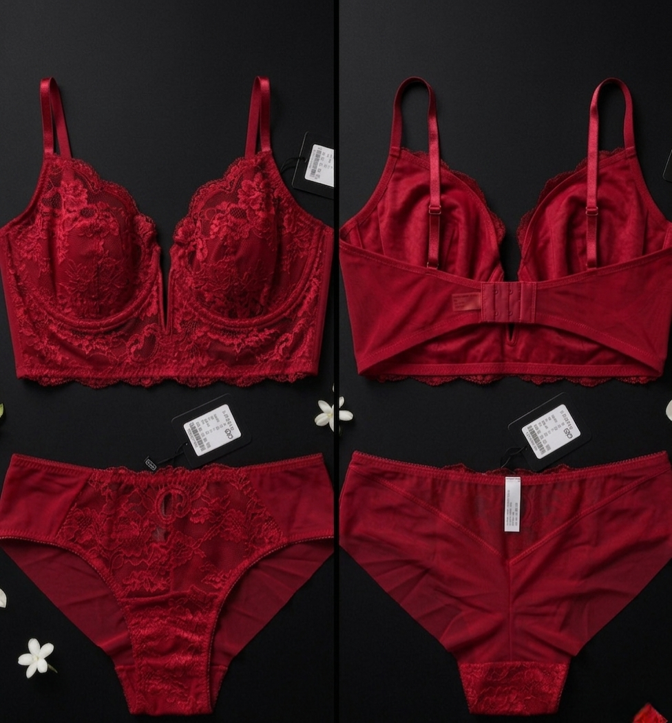 Ensemble Lingerie Dentelle Fine P3154-A1W0013-1