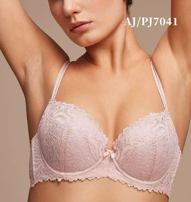 Ensemble Lingerie Dentelle Push-Up AJ/PJ7041 – Soutien-gorge & Culotte Shorty