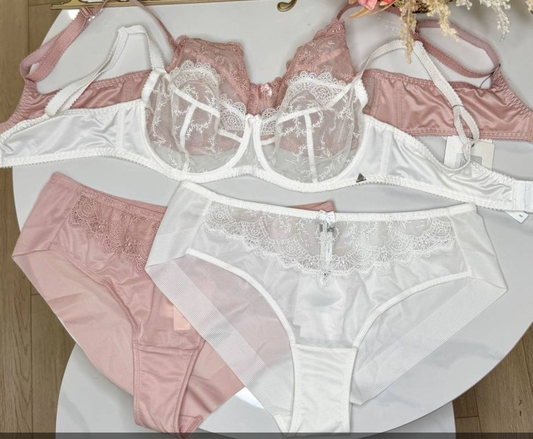 Ensemble Lingerie Dentelle Grande Taille UJ/PJ7068 – Soutien-gorge & Culotte