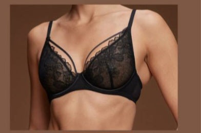 Ensemble Lingerie Balconnet Brodé – Collection Florale
